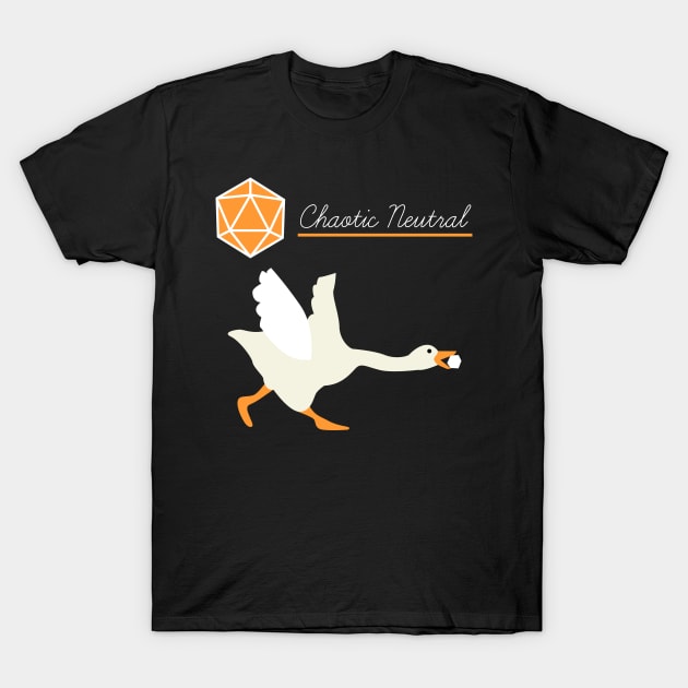 Goose is Chaotic Neutral T-Shirt by DigitalCleo